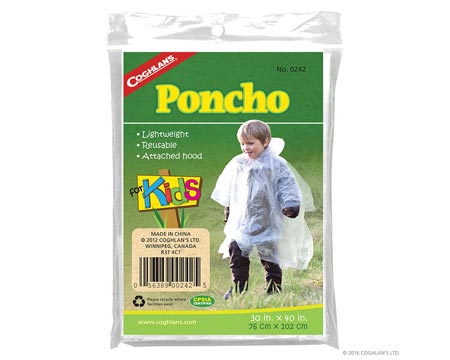 Coghlan's Clear Kids' Poncho