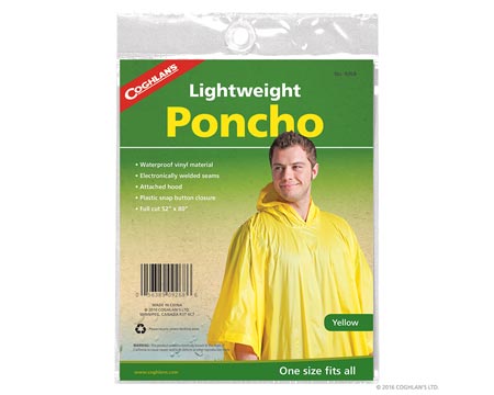 Coghlan's Lightweight Yellow Poncho