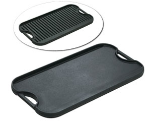 Lodge® 20" Cast Iron Pro Reversible Griddle/Grill