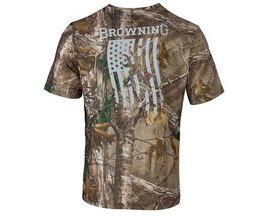 Browning®  Realtree Xtra Buck Flag Short Sleeve Tee