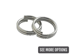 Danielson® Stainless Steel Split Rings - Pick Your Size