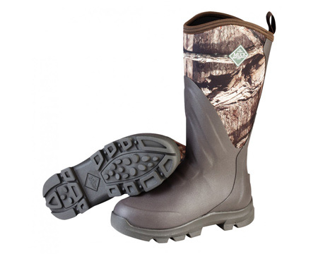 Muck Men's Woody Grit All-Terrain Hunting Boot - Mossy Oak Camo