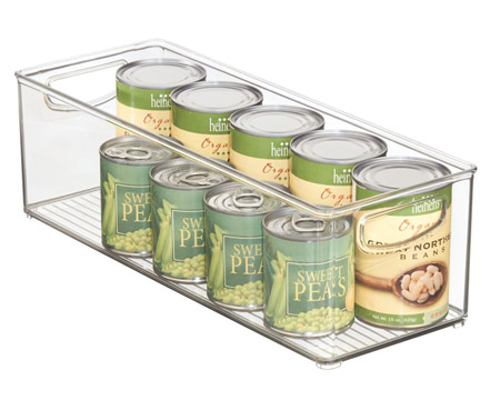 InterDesign® Kitchen Binz Clear Organizer Bin - 16" x 6" x 5"