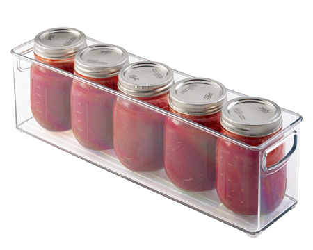 InterDesign® Kitchen Binz Clear Organizer Bin - 16" x 4" x 5"