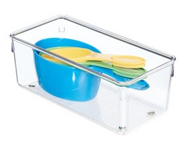 InterDesign® Linus Clear Drawer Organizer - 4" x 8" x 3"