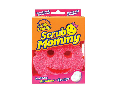 Scrub Daddy® Scrub Mommy Dual-Sided Scrubber & Sponge - Pink