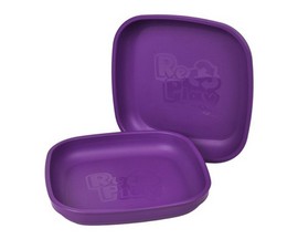 Re-Play® 7 in. Recycled Plastic Flat Plate - Amethyst