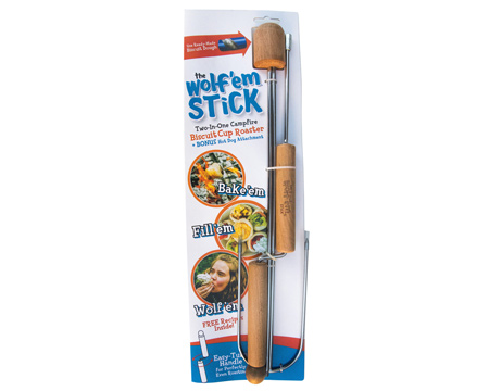 Wolf 'Em Stick® Campfire Roasting Stick