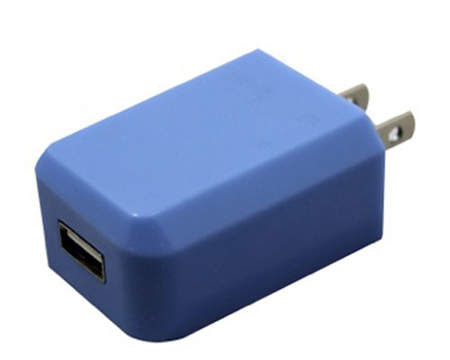 Wireless Gear USB 1 Amp AC Wall Adaptor - Blue