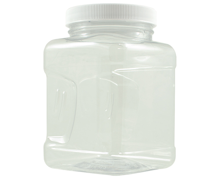 Square Pinch Jar with Lid - 16 ounce