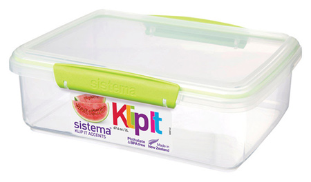 Sistema® KlipIt 63 oz. Food Storage Container - Assorted