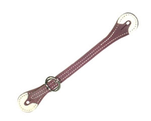 Latigo & Rawhide Spur Straps- 1 Pair