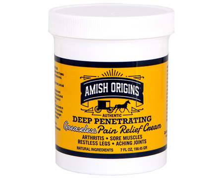 Amish Origins® Greaseless Pain Relieving Cream - 7 oz.