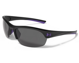 Under Armour® Marbella Ladies Sunglasses - Satin Black & Violet/Gray Multiflection