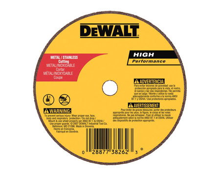High Performance 4 in. Dia. x 1/16 in. thick x 5/8 in. Cut-Off Wheel