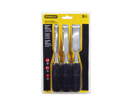 Stanley® Forged Steel Wood Chisel Set - 3 pack