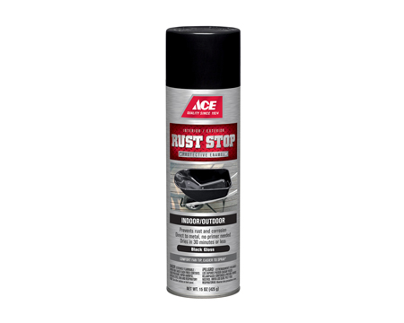 Rust Stop Black Gloss Spray Paint 