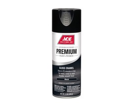 Premium Black Gloss Enamel Spray Paint 