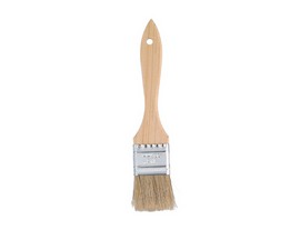 Flat White China Bristle Paint Brush - 1.5 In.