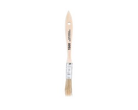 Flat White China Bristle Paint Brush - 1/2 In.