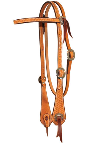 Basketweave Cowboy Headstall