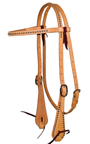 5/8" Headstall with Spots