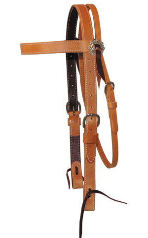 1" Russet Headstall