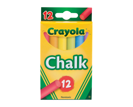 Crayola Multicolored Chalk 12 Pack