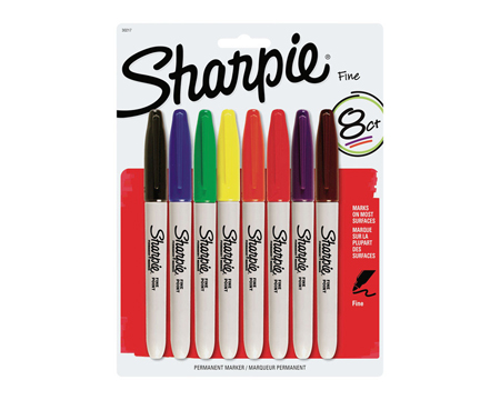 Sharpie® Permanent Fine Tip Marker Assortment - 8 pack