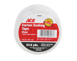 Ace® 1.88 in. x 54.6 yd. Packaging Tape Roll - Heavy-Duty Clear