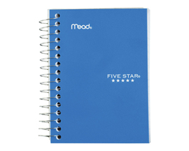 Mead Five Star 3-1/2 in. W x 5-1/2 in. L College Ruled Spiral Notebook