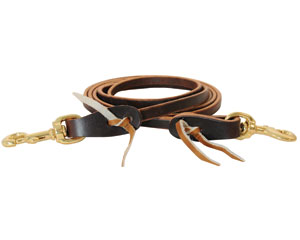 Brown Harness Roping Rein