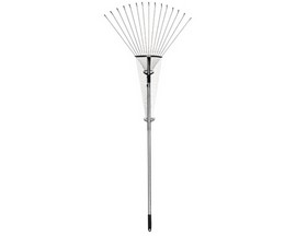 Bond Manufacturing 7.5 Inch to 22 Inch Adjustable Steel Leaf Rake