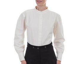 Scully Women's Ranch Style Pleated Blouse - Ivory