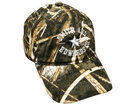 Smith & Edwards® Center Star Logo Cotton Snapback Hat - Realtree® Max-5 / White