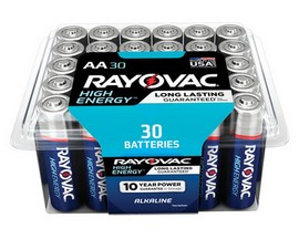 Rayovac® High Energy AA Alkaline Batteries - 30 Pack
