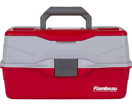 Flambeau® Classic 3-Tray Tackle Box - Red/Gray
