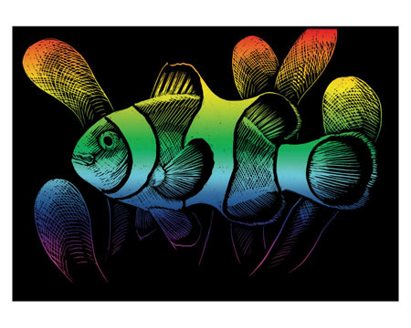 Royal & Langnickel® Engraving Art Mini Rainbow Kit - Clownfish