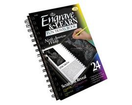 Royal & Langnickel® Engrave & Learn Fun Travel Book - North American Wildlife