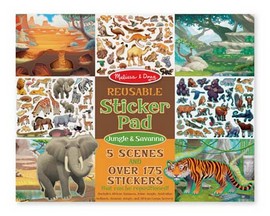 Melissa & Doug® Reusable Sticker Pad - Jungle & Savanna