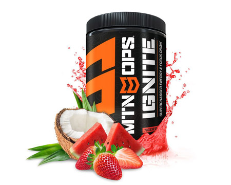 Mtn Ops® Ignite Supercharged Energy & Focus Drink Mix - Tiger's Blood
