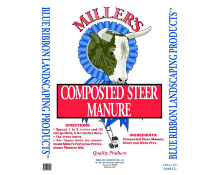 Miller's 1.0 Cu. Ft. Composted Steer Manure