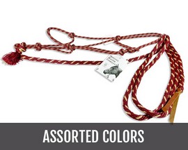 Montana Halter, Co. Halter with 12 Ft. Lead - Assorted Colors