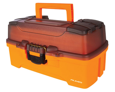 Get your Plano Molding® Classic 2-Tray Tackle Box - Neon Orange at
