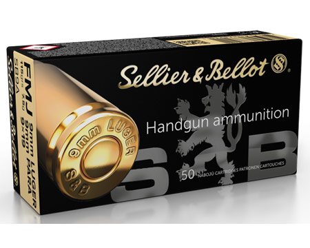 Sellier & Bellot® 45 Auto FMJ 230-grain Target Ammo - 50 rounds