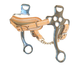 Metalab Fleece Lined Leather Nose Hackamore