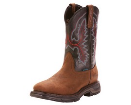 Ariat® Men's WorkHog XT H20 Waterproof Work Boot - Oily Distressed Brown