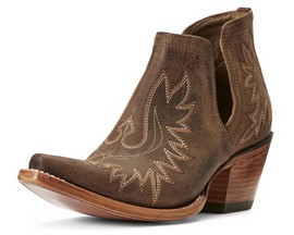 Ariat® Women's Dixon Western Bootie - Weathered Brown