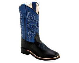 Old West Little Kid Western Boot - Blue and Black