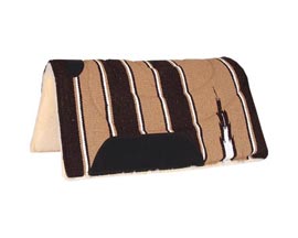 Mustang Manufacturing Navajo Print Chocolate Colored Felt Pad